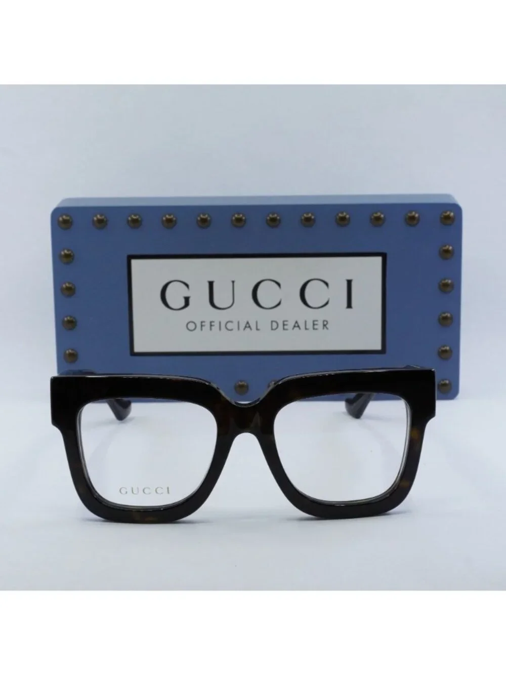 Gucci GG1549O 002 Square Eyeglasses 52mm - Havana